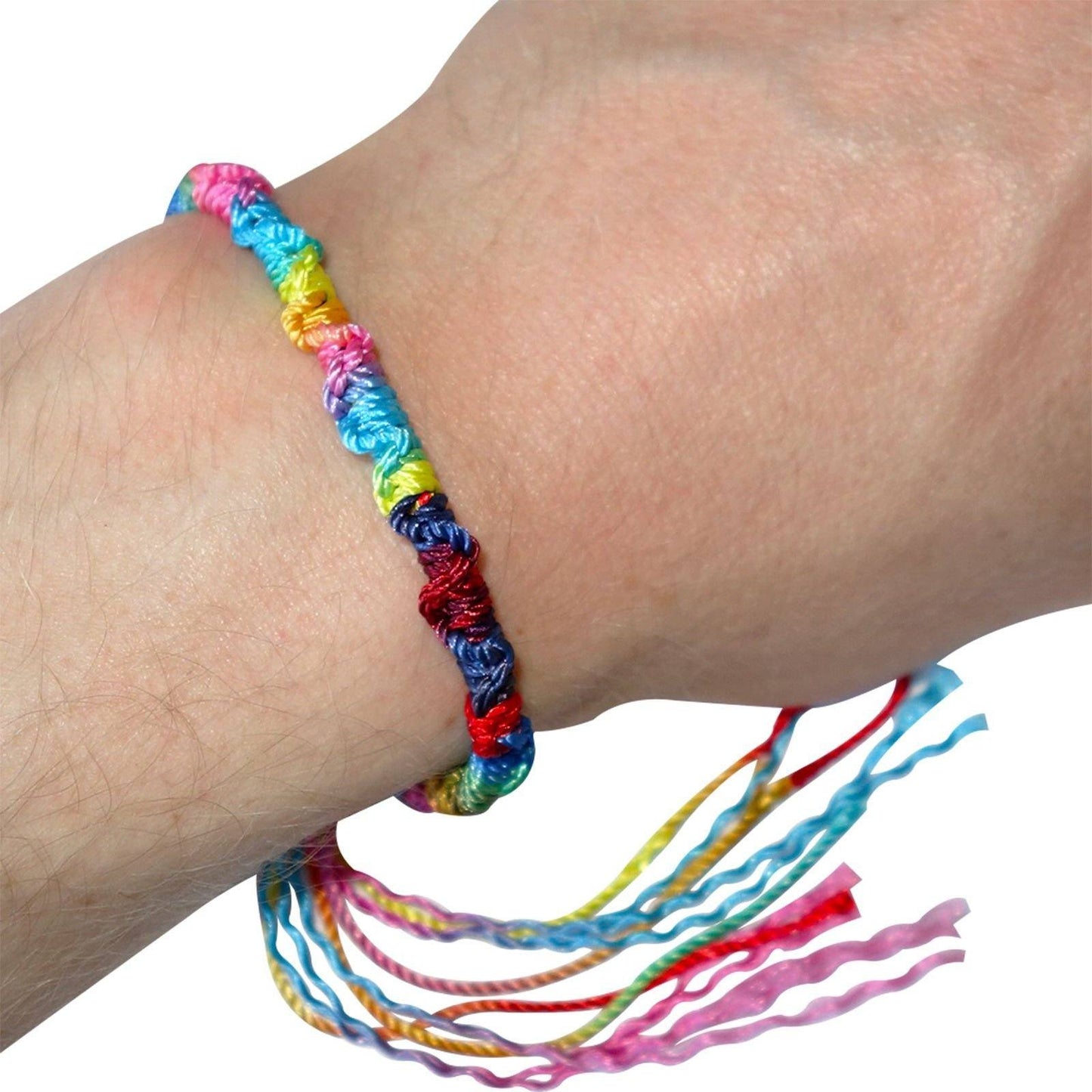 Rainbow Wristband Bangle or Foot Ankle Bracelet Anklet Womens Girls Jewellery