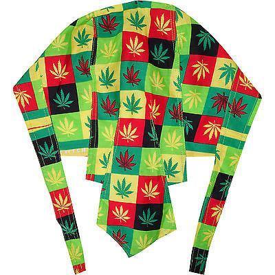 Rasta Bandana Zandana Chef Hat Sun Cap Jamaican Reggae Bob Marley Fancy Dress