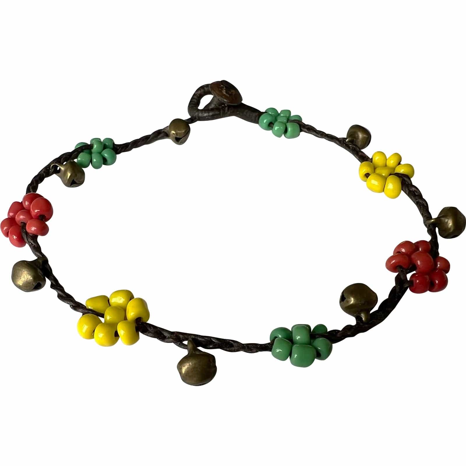 Rasta Flower Anklet Foot Chain Ankle Bracelet Women Girl Holiday Beach Jewellery