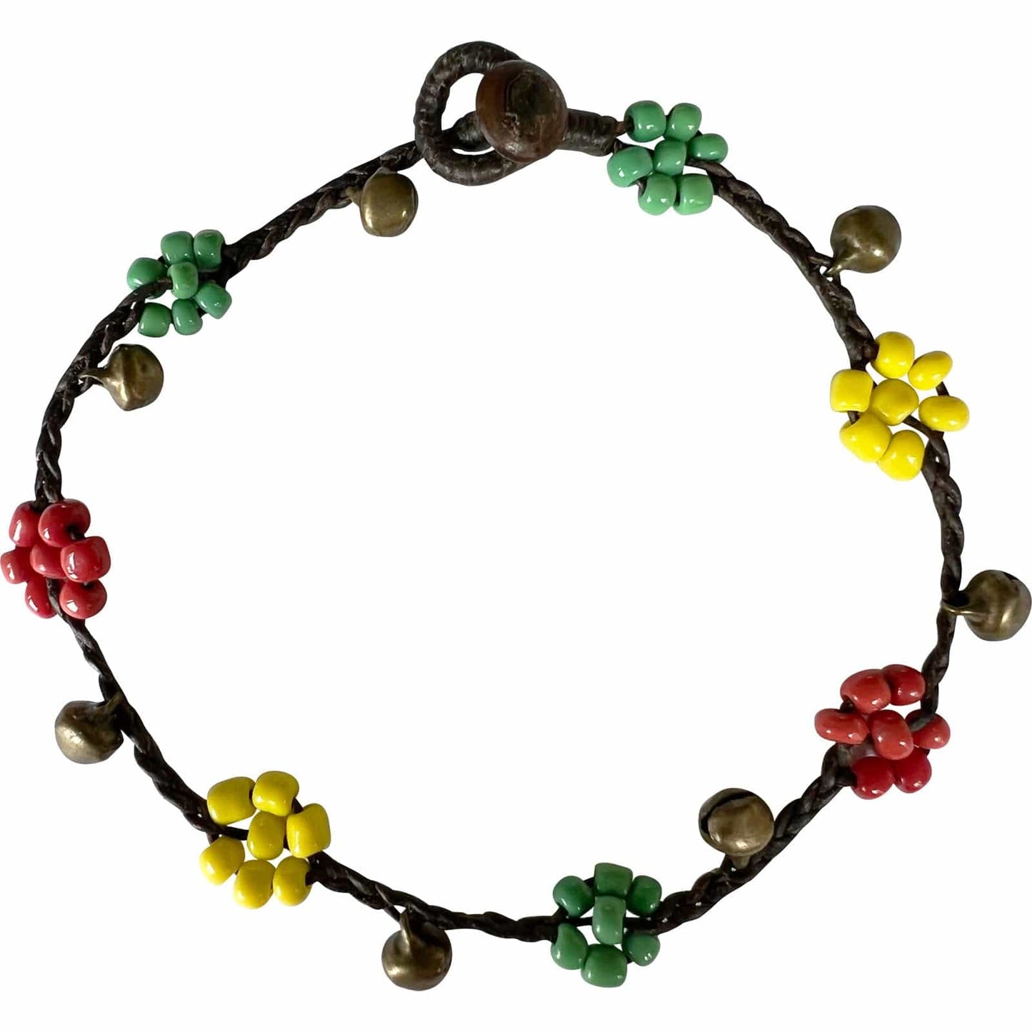 Rasta Flower Anklet Foot Chain Ankle Bracelet Women Girl Holiday Beach Jewellery