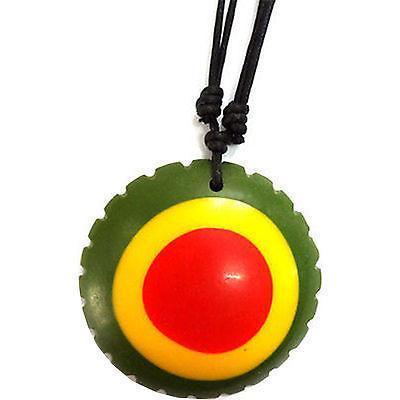 Rasta Pendant Chain Necklace Choker Mens Womens Girls Boys Bob Marley Jewellery