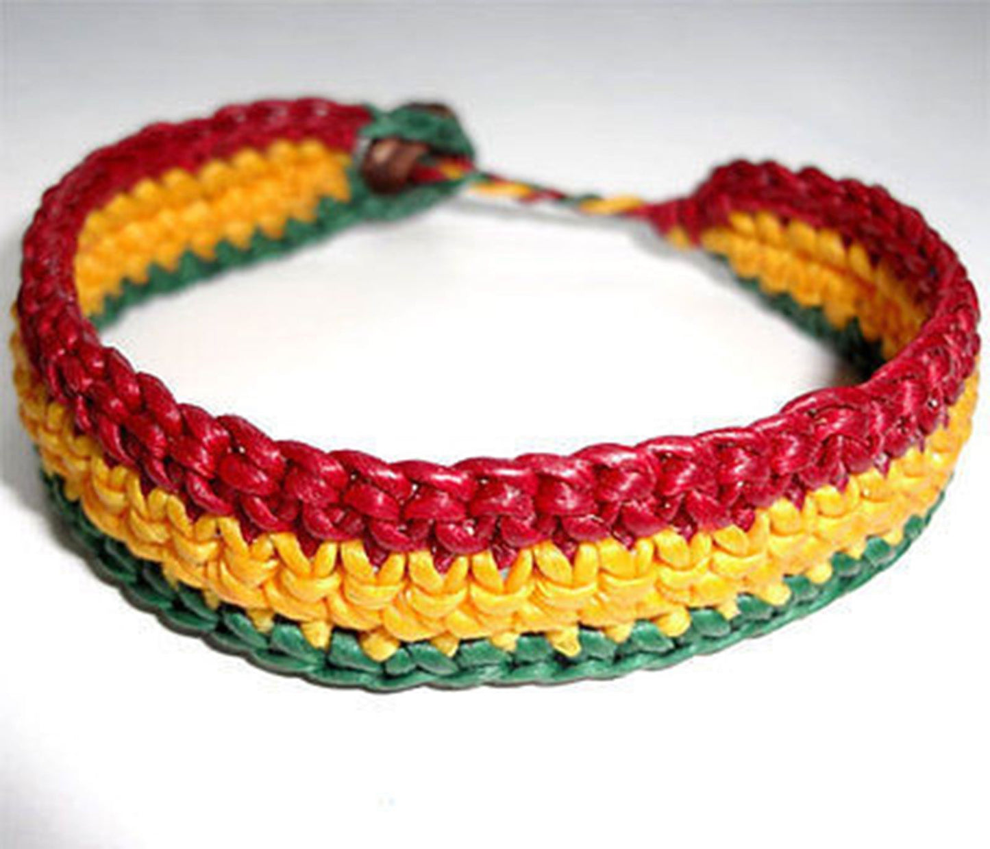 Rasta Reggae Bracelet Wristband Bangle Mens Womens Hippie Bob Marley Jewellery
