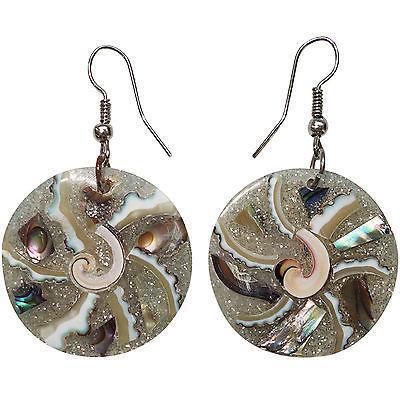 Round Circle Dangle Drop Hook Earrings Womens Ladies Girls Kid Fashion Jewellery