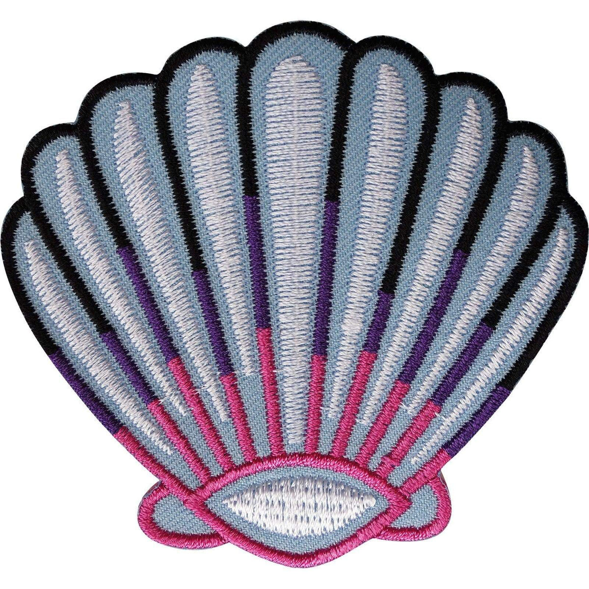 Embroidered Patch Shell Shell Patch Iron Sew On Clothes Bag Crafts Embroidered Badge Embroider