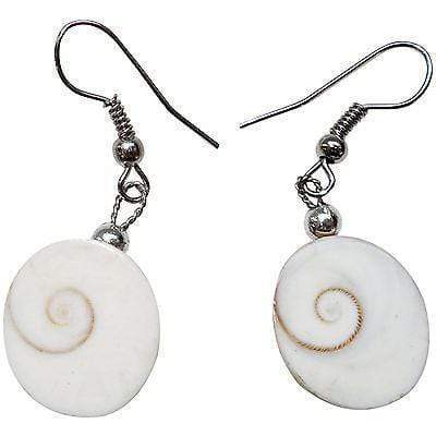 Shiva Eye Sea Shell Dangle Drop Hook Earrings Womens Ladies Girls Kids Jewellery