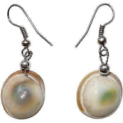 Shiva Eye Sea Shell Dangle Drop Hook Earrings Womens Ladies Girls Kids Jewellery