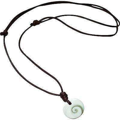 Shiva Eye Sea Shell Pendant Cord Necklace Chain Womens Girls Mens Boys Jewellery