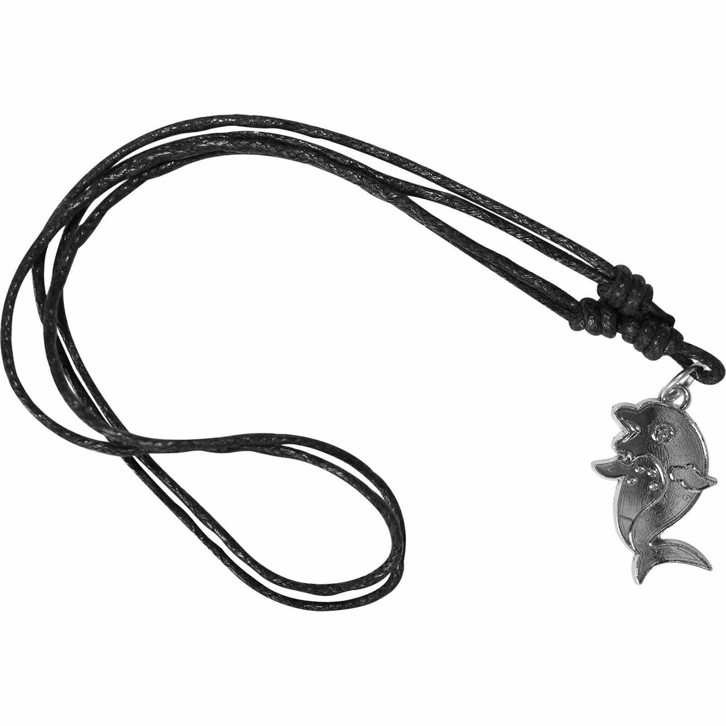 Silver Metal Dolphin Necklace Pendant Chain Womens Girls Childrens Kid Jewellery