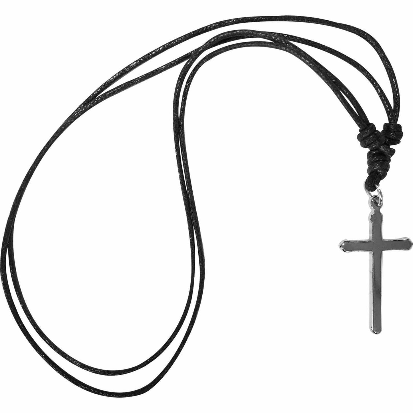 Silver Metal Jesus Crucifix Cross Chain Necklace Pendant Mens Ladies Jewellery