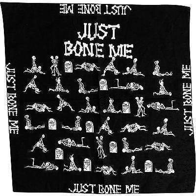 Skeleton Bones Black Bandana Motorbike Biker Hat Cap Sex Positions Kama Sutra Skeleton Bones Black Bandana Motorbike Biker Hat Cap Sex Positions Kama Sutra