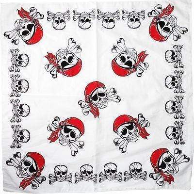 Skull and Crossbones White Bandana Pirate Fancy Dress Jolly Roger Hat Flag Toy Skull and Crossbones White Bandana Pirate Fancy Dress Jolly Roger Hat Flag Toy