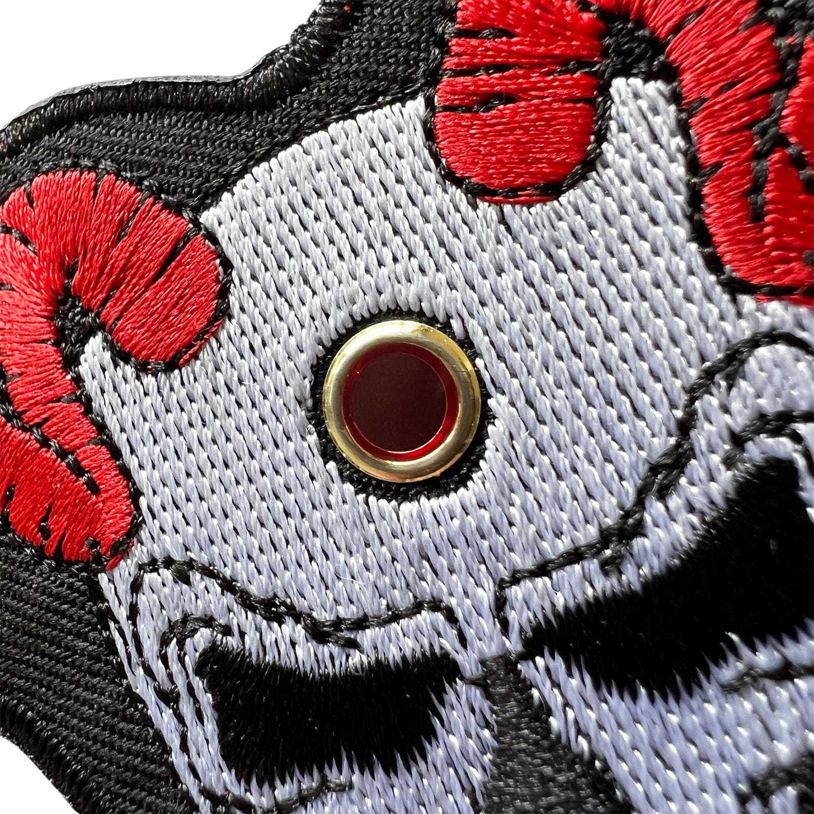 Skull Devil Horns Patch Iron Sew On Denim Jeans Jacket T Shirt Embroid