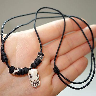 Skull Pendant Chain Surfer Necklace Choker Ladies Womens Girls Mens Boys Jewelry Skull Pendant Chain Surfer Necklace Choker Ladies Womens Girls Mens Boys Jewelry