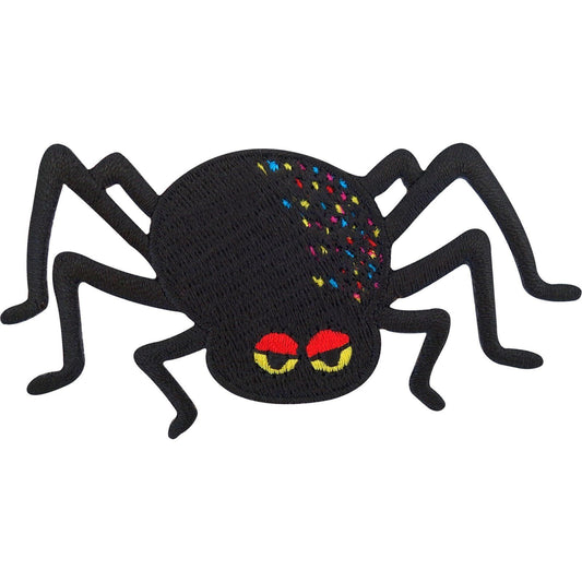 Spider Patch Iron On Badge / Sew On Cloth Embroidered Applique Embroidery Motif