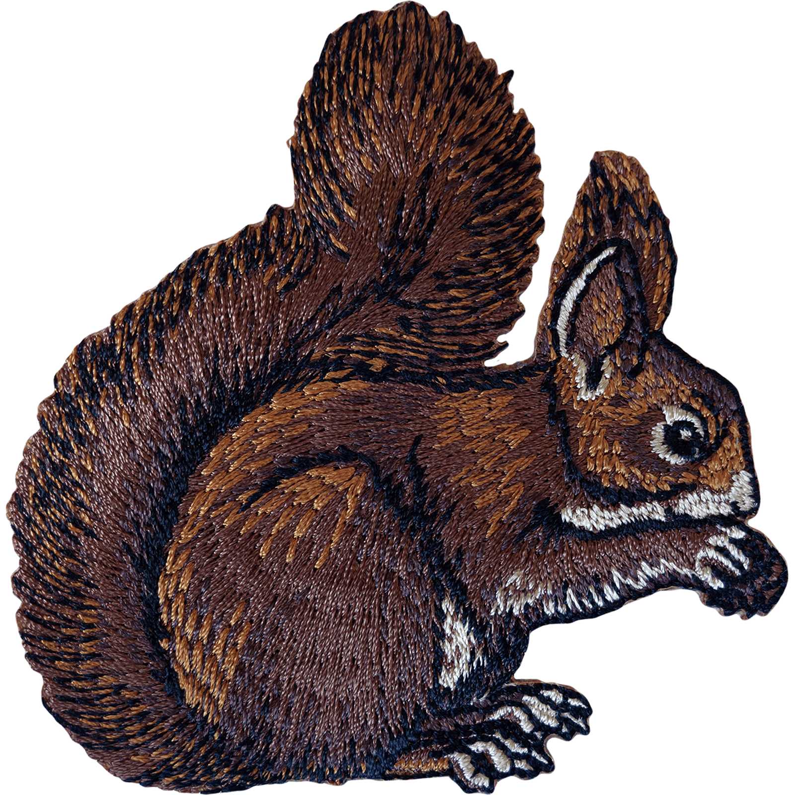 Squirrel Patch Iron Sew On T Shirt Jacket Jeans Dress Embroidered Animal Badge