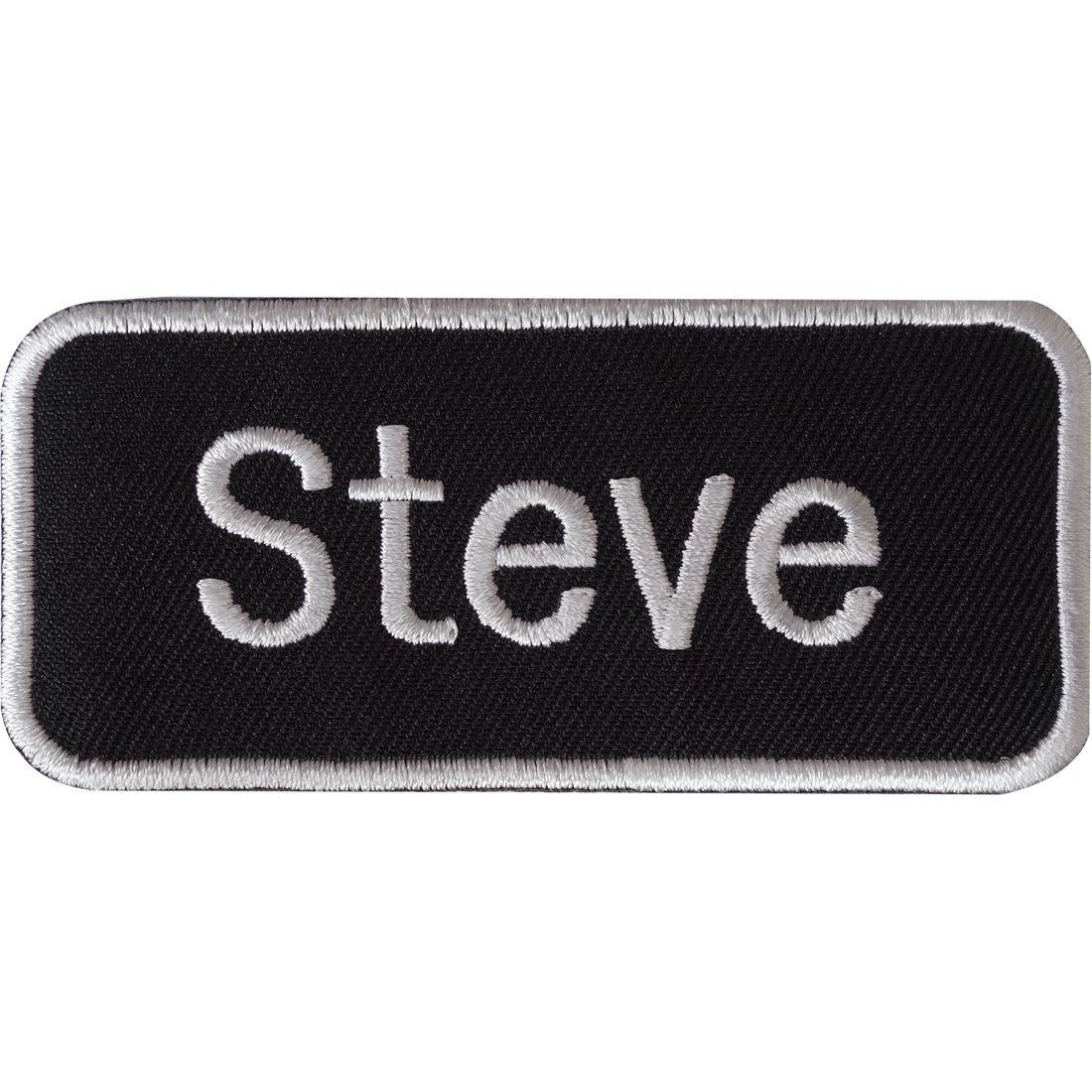 Steve Iron On Patch Sew On Clothes T Shirt Jacket Bag Name Tag Embroid