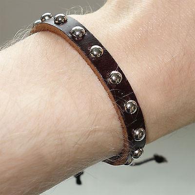 Stud Bracelet Wristband Cuff Bangle Mens Womens Boys Fashion Punk Rock Jewellery