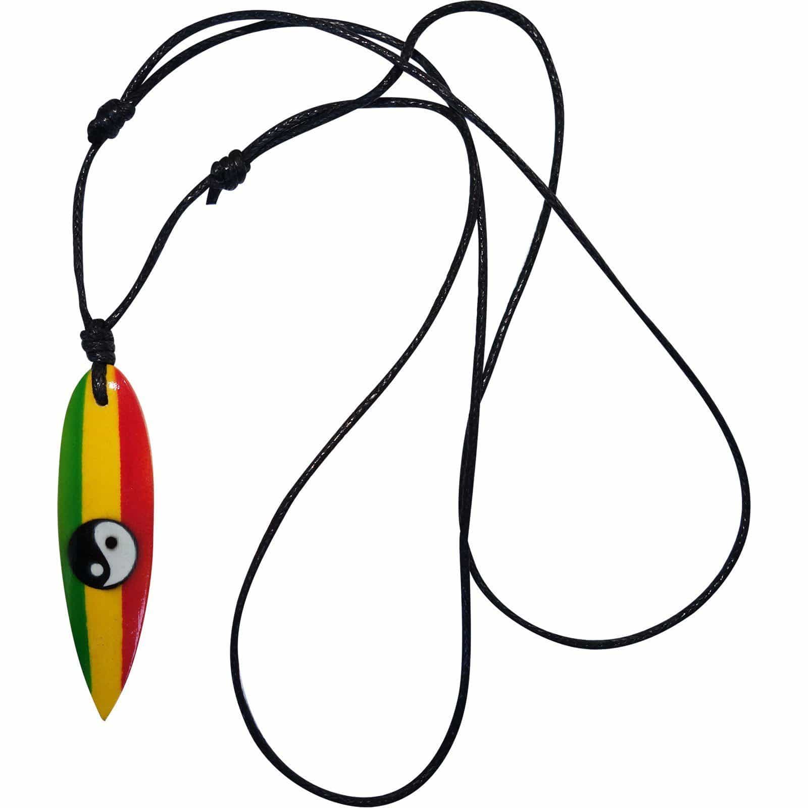 Surfboard Pendant Chain Surf Necklace Mens Womens Boys Girls Surfer Jewellery