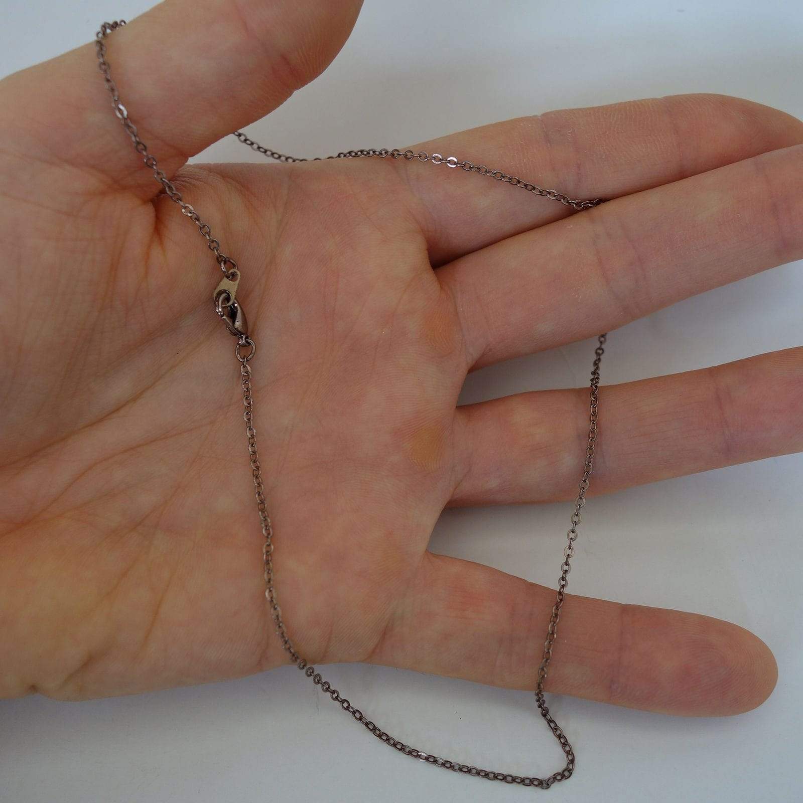 Thin Bronze Brown Steel Chain Metal Necklace Mens Womens Girls Boys Jewellery Thin Bronze Brown Steel Chain Metal Necklace Mens Womens Girls Boys Jewellery