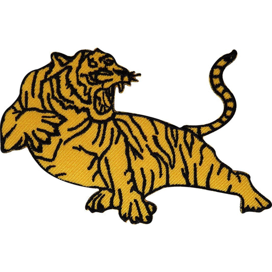 Tiger Patch Iron Sew On Clothes Embroidered Badge Zoo Animal Embroidery Applique