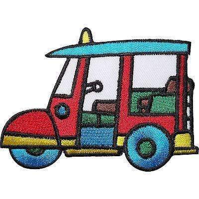 Tuk Tuk Embroidered Iron / Sew On Patch Thailand Thai Souvenir T Shirt Bag Badge