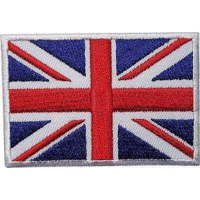 UK Flag Embroidered Iron / Sew On Union Jack Patch United Kingdom Badg