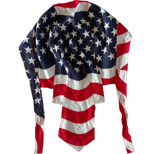 USA Flag United States Zandana Bandana Motorcycle Motorbike Biker Sun Hat Cap