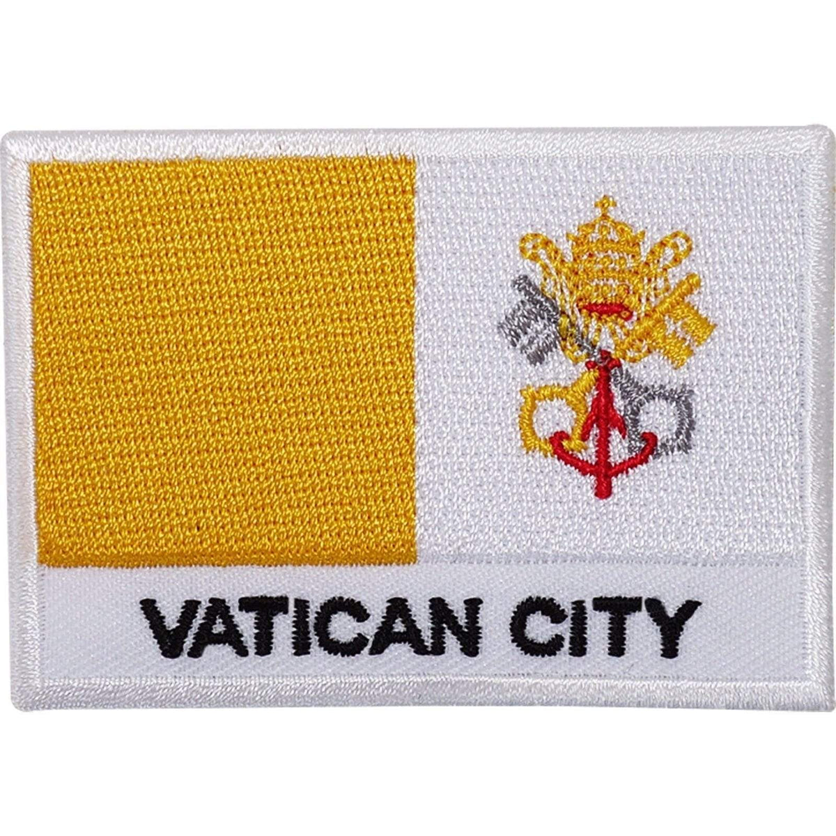 Oddity Patch Rome Vatican City Flag Embroidered Iron On Patch Sew On Patch Pope Rome Ita