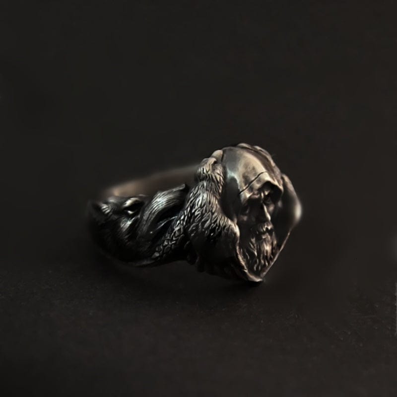 Viking Wolf Ring Made From Stainless Steel