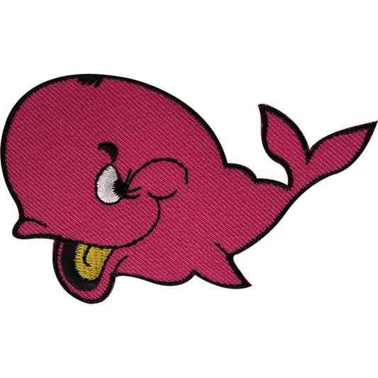 Whale Patch Iron Sew On Clothes Bag Embroidered Badge Fish Embroidery Applique
