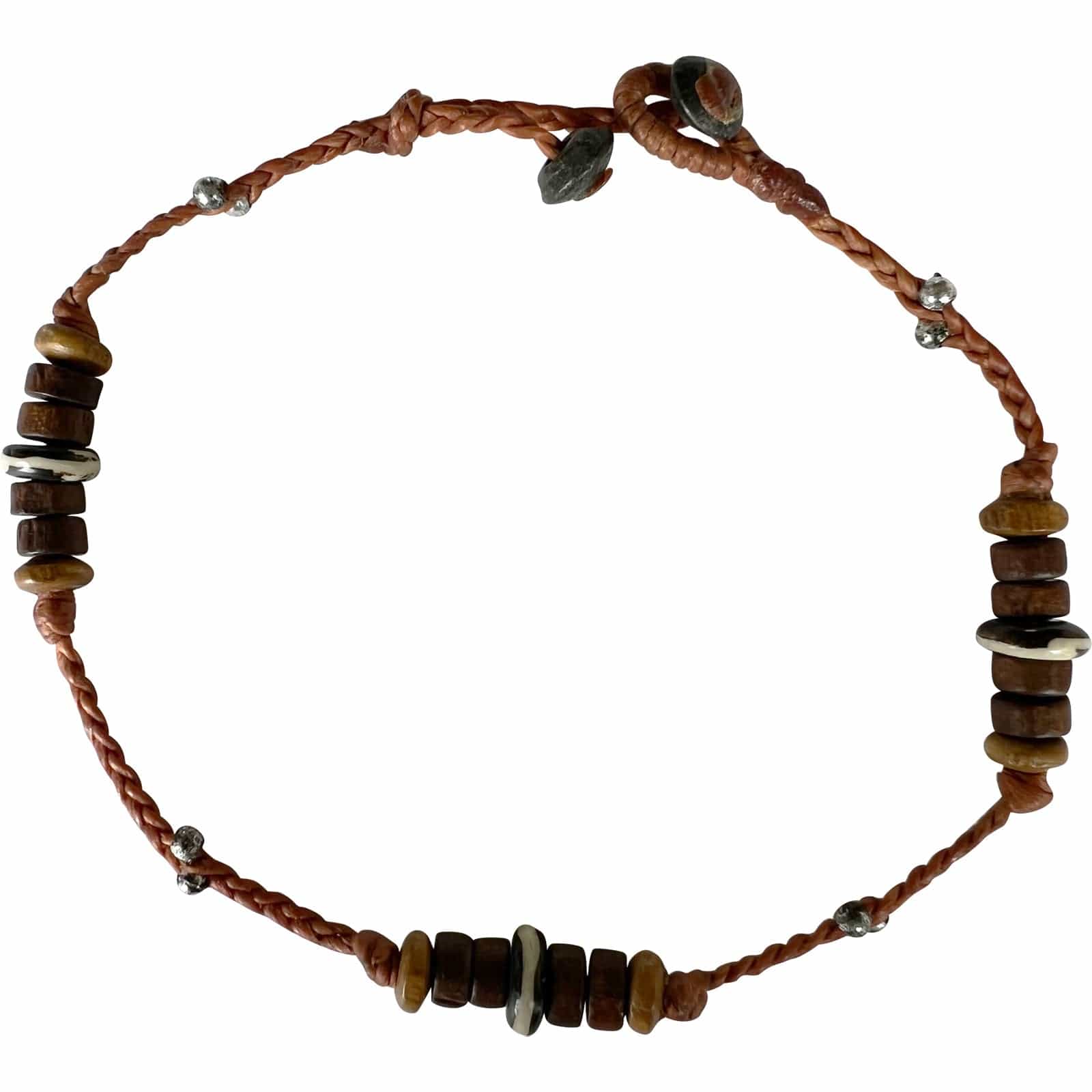 Wood Beads Anklet Foot Chain Ankle Bracelet Womens Girls Mens Handmade Jewellery