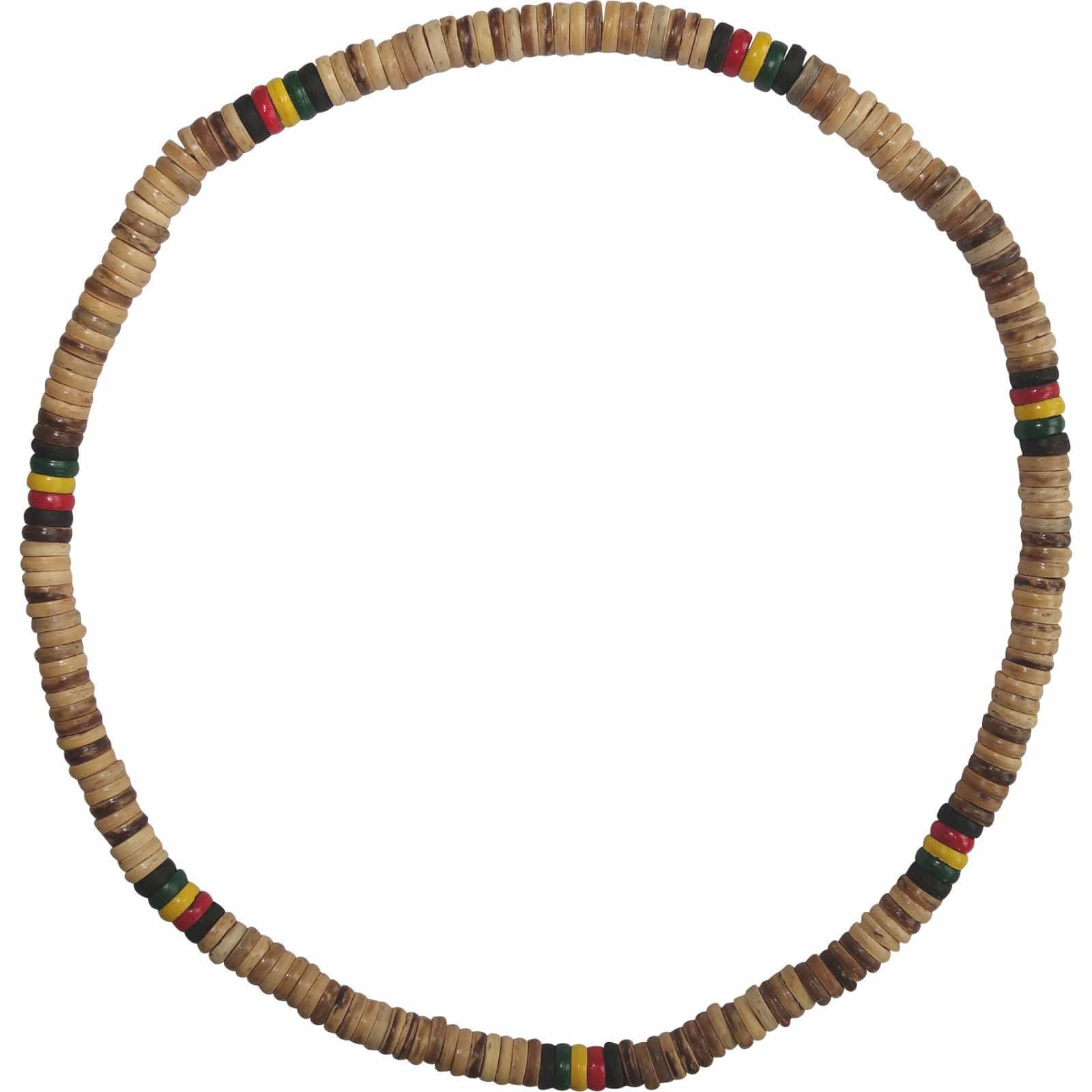 Wooden Necklace Chain Mens Womens Boys Girls Wood Rasta Surfer Beach Jewellery