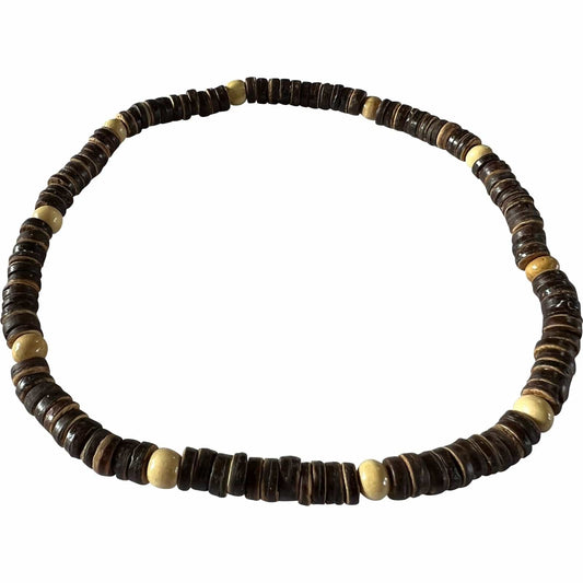 Wooden Necklace Chain Mens Womens Childrens Kids Beach Surfer Handmade Jewellery