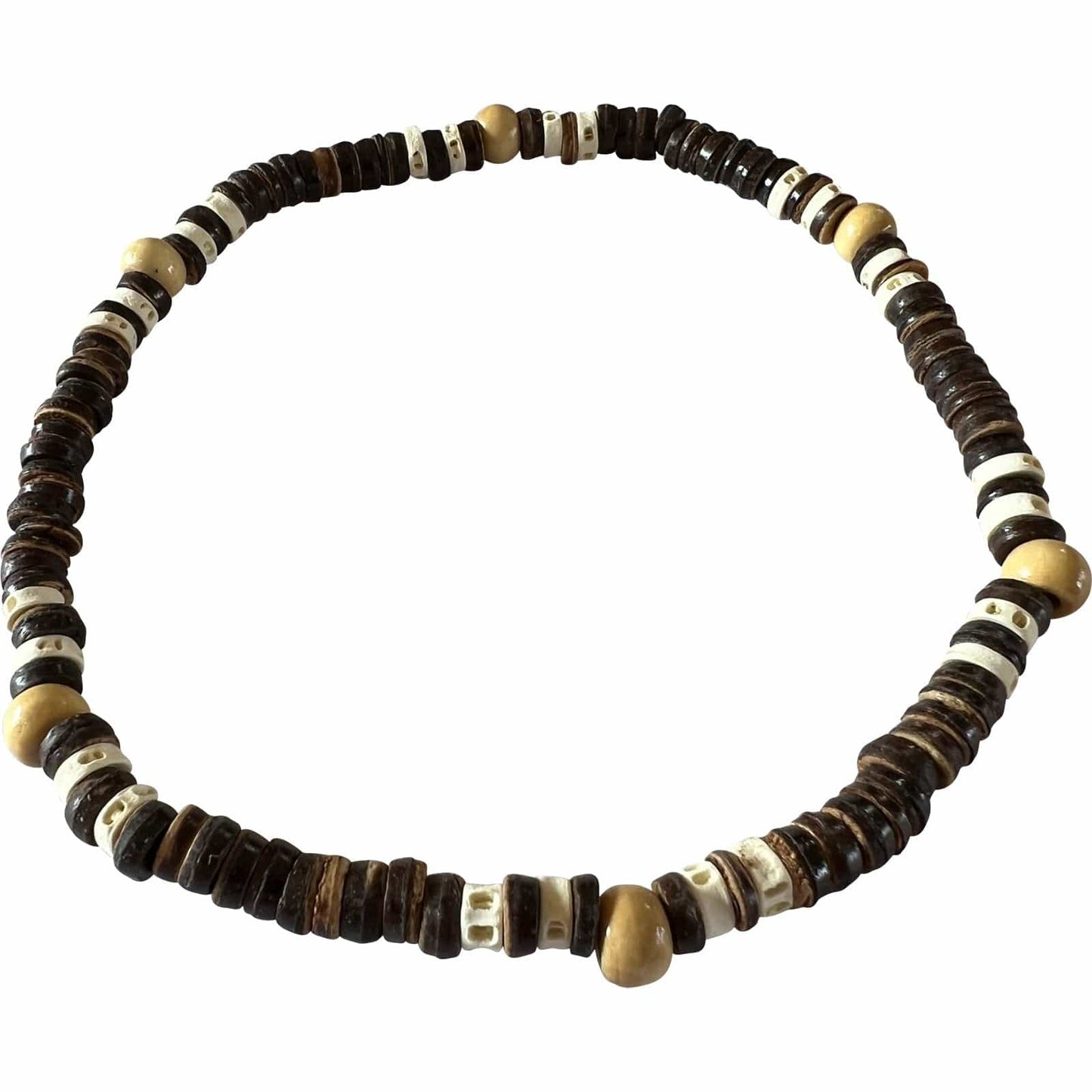 Wooden Necklace Chain Mens Womens Kids Beach Surfer Jewelry Handmade Jewellery