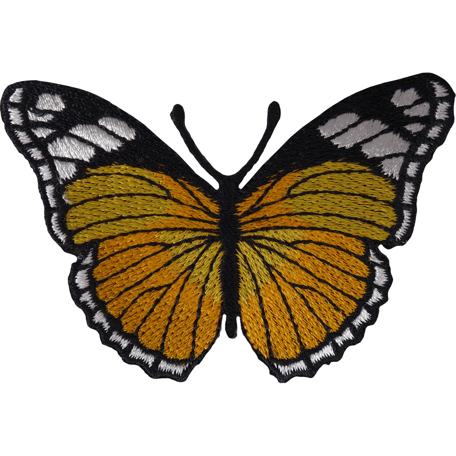 Yellow Butterfly Patch Iron Sew On Jeans Dress T Shirt Skirt Embroidered Badge