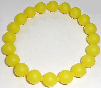 Yellow Rubber Ball Friendship Charm Bracelet Wristband Bangle Women's Jewellery Yellow Rubber Ball Friendship Charm Bracelet Wristband Bangle Women's Jewellery
