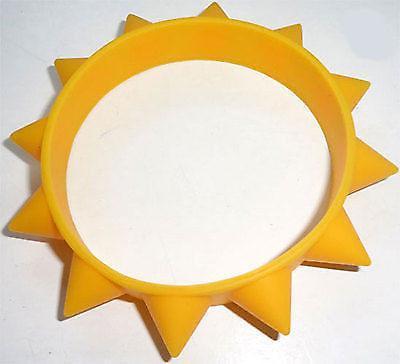 Yellow Rubber Silicone Spiked Rock Bracelet Wristband Bangle Mens Womens Ladies Yellow Rubber Silicone Spiked Rock Bracelet Wristband Bangle Mens Womens Ladies